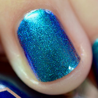 Image provided for Bee's Knees by a paid swatcher featuring the nail polish " Where Am I? "