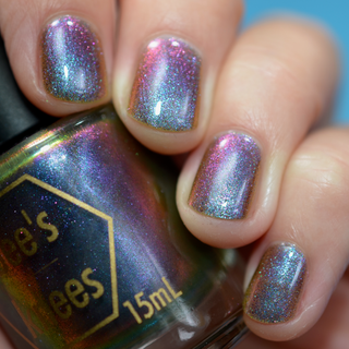 Image provided for Bee's Knees by a paid swatcher featuring the nail polish " A Dragon Without a Rider is a Tragedy "