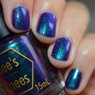 Image provided for Bee's Knees by a paid swatcher featuring the nail polish " The Right Way Isn't the Only Way "