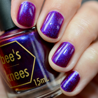 Image provided for Bee's Knees by a paid swatcher featuring the nail polish " Don't Borrow Tomorrow's Trouble "