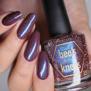 Image provided for Bee's Knees by a paid swatcher featuring the nail polish " Daydreams "