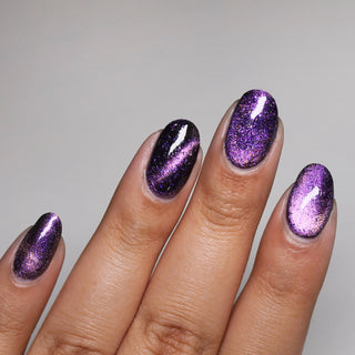 Image provided for Bee's Knees by a paid swatcher featuring the nail polish " Death is its Own Kind of Rebirth "