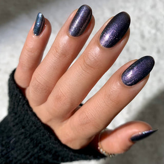 Image provided for Bee's Knees by a paid swatcher featuring the nail polish " Discord "