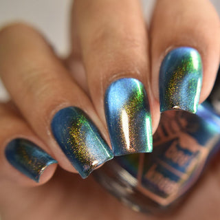 Image provided for Bee's Knees by a paid swatcher featuring the nail polish " I Will Change Your Destiny "