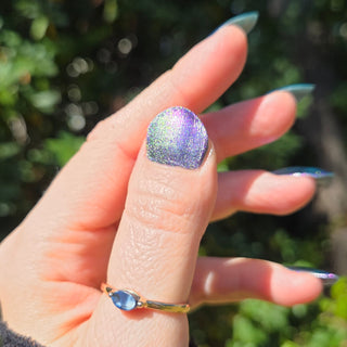 Image provided for Bee's Knees by a paid swatcher featuring the nail polish " Soon You Will Not Have to Drown "