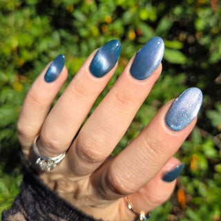 Image provided for Bee's Knees by a paid swatcher featuring the nail polish " Your Dream is at an End "