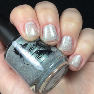 Image provided for Bee's Knees by a paid swatcher featuring the nail polish " The Source "