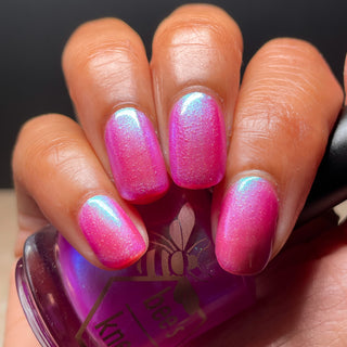 Image provided for Bee's Knees by a paid swatcher featuring the nail polish " Lamentation "