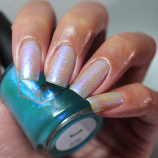 Image provided for Bee's Knees by a paid swatcher featuring the nail polish " Youth "