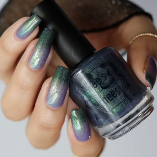 Image provided for Bee's Knees by a paid swatcher featuring the nail polish " Ascension "
