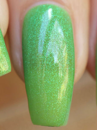 Image provided for Bee's Knees by a paid swatcher featuring the nail polish " I Really Liked Pudding "