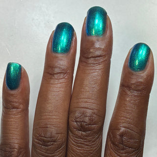 Image provided for Bee's Knees by a paid swatcher featuring the nail polish " Enchanted or Entitled? "