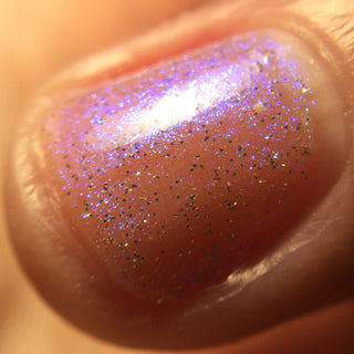 Image provided for Bee's Knees by a paid swatcher featuring the nail polish " Poisoned Fairy Fruit "