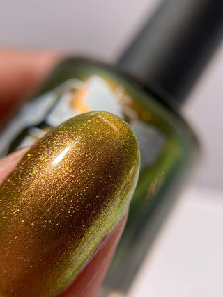 Image provided for Bee's Knees by a paid swatcher featuring the nail polish " I'm Nobody "