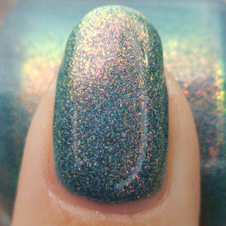 Image provided for Bee's Knees by a paid swatcher featuring the nail polish " F Is For Friends "