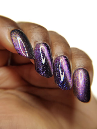 Image provided for Bee's Knees by a paid swatcher featuring the nail polish " Death is its Own Kind of Rebirth "