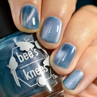 Image provided for Bee's Knees by a paid swatcher featuring the nail polish " Your Dream is at an End "