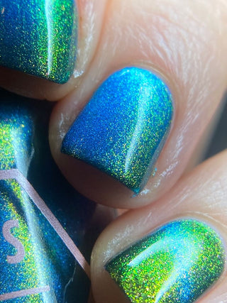 Image provided for Bee's Knees by a paid swatcher featuring the nail polish " I Will Change Your Destiny "