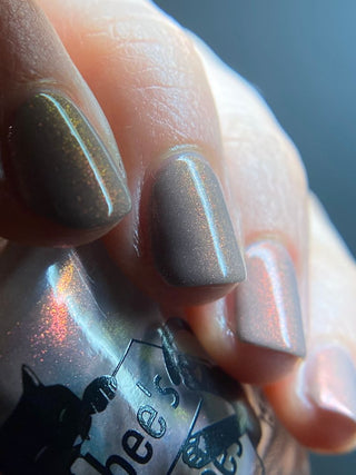 Image provided for Bee's Knees by a paid swatcher featuring the nail polish " Loving Someone is Not a Trap "