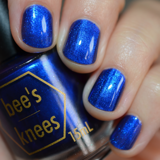 Image provided for Bee's Knees by a paid swatcher featuring the nail polish " Immortality "