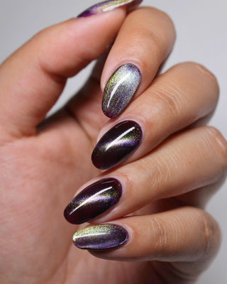Image provided for Bee's Knees by a paid swatcher featuring the nail polish " Godstouched "