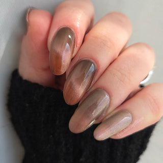 Image provided for Bee's Knees by a paid swatcher featuring the nail polish " She is Gone and I Long to Follow "
