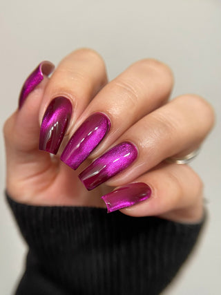 Image provided for Bee's Knees by a paid swatcher featuring the nail polish " What is Devotion Without Love? "