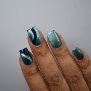Image provided for Bee's Knees by a paid swatcher featuring the nail polish " I'm Tired of Starving "