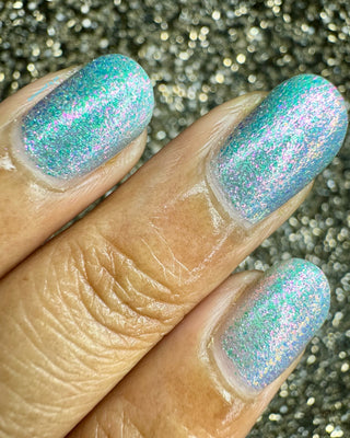 Image provided for Bee's Knees by a paid swatcher featuring the nail polish " Heartbreak "