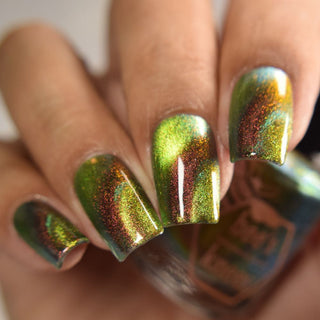 Image provided for Bee's Knees by a paid swatcher featuring the nail polish " Please Always Helps "