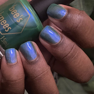 Image provided for Bee's Knees by a paid swatcher featuring the nail polish " I Have Been Crying Out to You From the Start "