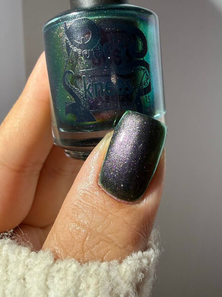 Image provided for Bee's Knees by a paid swatcher featuring the nail polish " That's Our Girl "