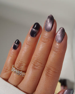 Image provided for Bee's Knees by a paid swatcher featuring the nail polish " Bartholomew "