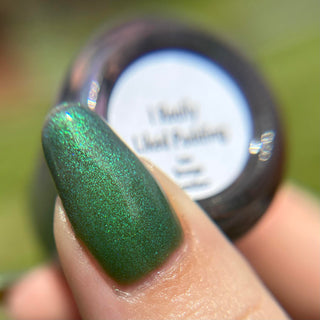 Image provided for Bee's Knees by a paid swatcher featuring the nail polish " I Really Liked Pudding "