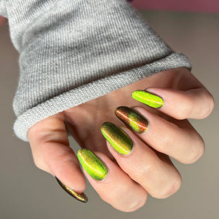 Image provided for Bee's Knees by a paid swatcher featuring the nail polish " Please Always Helps "