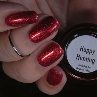 Image provided for Bee's Knees by a paid swatcher featuring the nail polish " Happy Hunting "