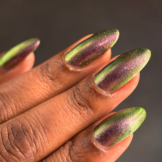 Image provided for Bee's Knees by a paid swatcher featuring the nail polish " I Would Demand a Companion "