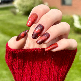 Image provided for Bee's Knees by a paid swatcher featuring the nail polish " Chained to the Desk "