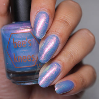 Image provided for Bee's Knees by a paid swatcher featuring the nail polish " They Would Know My Name One Day "