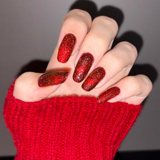 Image provided for Bee's Knees by a paid swatcher featuring the nail polish " Chained to the Desk "