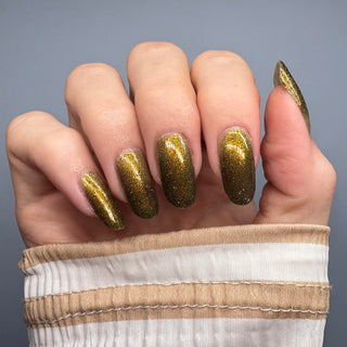 Image provided for Bee's Knees by a paid swatcher featuring the nail polish " Lord Percival the Second "