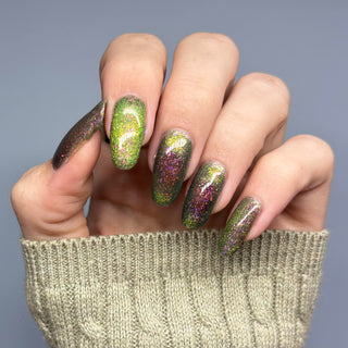 Image provided for Bee's Knees by a paid swatcher featuring the nail polish " Magiphilia "