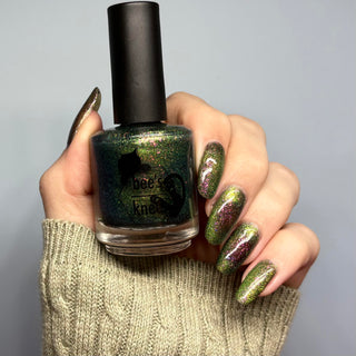Image provided for Bee's Knees by a paid swatcher featuring the nail polish " Magiphilia "