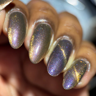 Image provided for Bee's Knees by a paid swatcher featuring the nail polish " We can Both be Human "