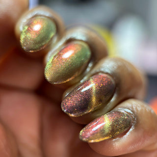 Image provided for Bee's Knees by a paid swatcher featuring the nail polish " We can Both be Human "