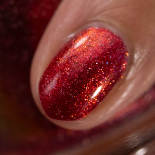 Image provided for Bee's Knees by a paid swatcher featuring the nail polish " Happy Hunting "