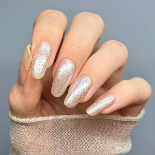 Image provided for Bee's Knees by a paid swatcher featuring the nail polish " Hold Your Unicorns "