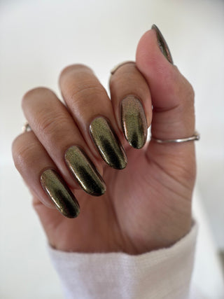 Image provided for Bee's Knees by a paid swatcher featuring the nail polish " Thank You for Choosing Me "