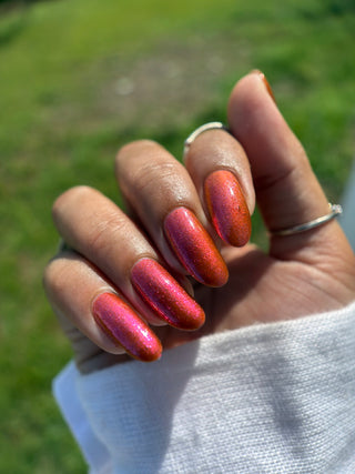 Image provided for Bee's Knees by a paid swatcher featuring the nail polish " It Would Always be Enough "