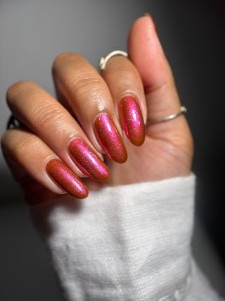 Image provided for Bee's Knees by a paid swatcher featuring the nail polish " It Would Always be Enough "